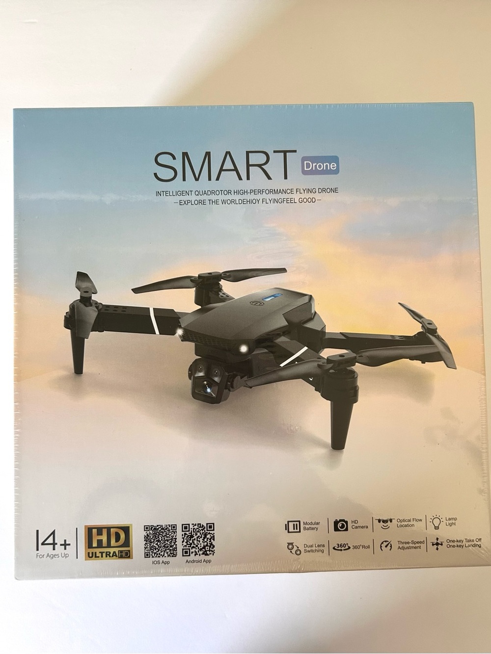 SMART Drone Black HD Quadcopter